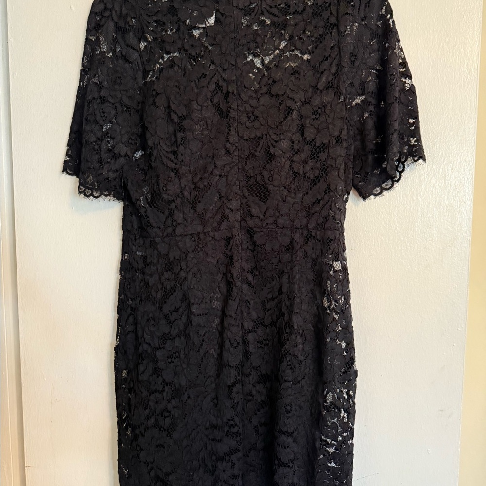 Nordstrom Black Lace Long Sleeve Dress